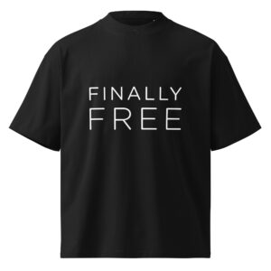 Unisex organic oversized high neck t-shirt