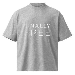 Unisex organic oversized high neck t-shirt