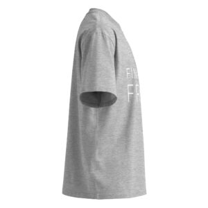 Unisex organic oversized high neck t-shirt